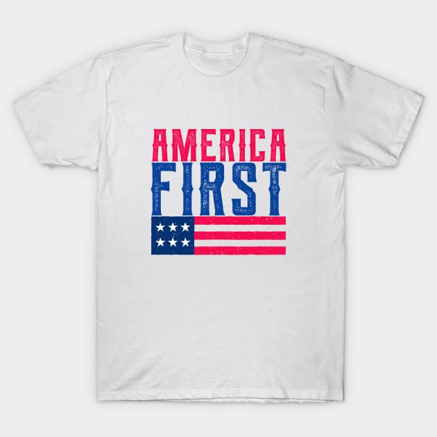 America first T-Shirt by TompasCreations